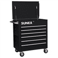 thumbnail image 1 of Sunex 8057BK 6-Drawer Full-Drawer Professional Cart, Black, 1 of 2