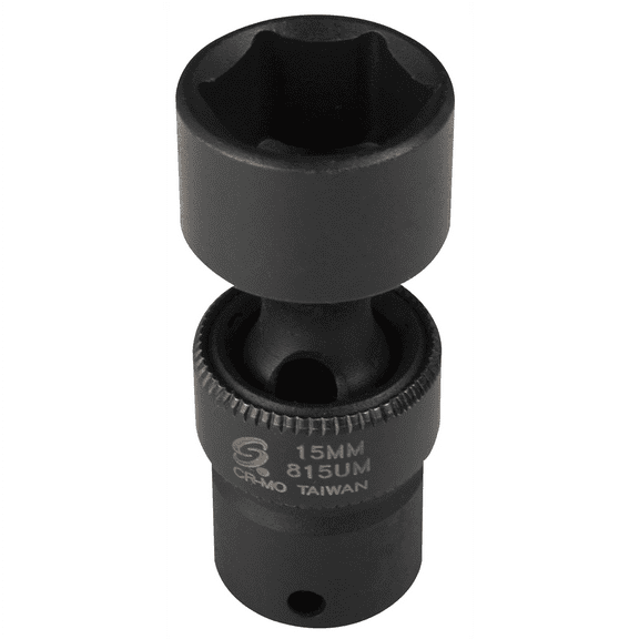 Sunex 815UM 1/4" Drive 6-Point Universal Impact Socket 15mm