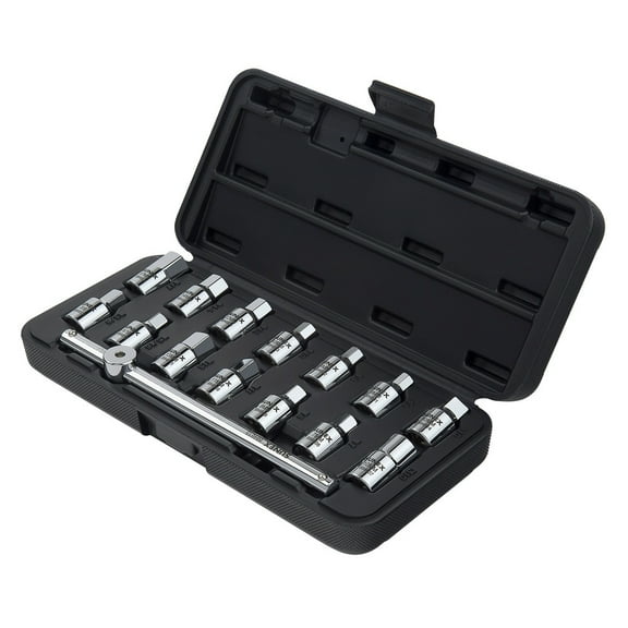 Sunex 8846 15 Pc 3/8 in. Dr. Drain Plug Key Set