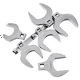 thumbnail image 1 of Sunex 9722A 6pc 1/2" Drive Full Polish Fractional SAE Jumbo Crowfoot Wrench, 1 of 3