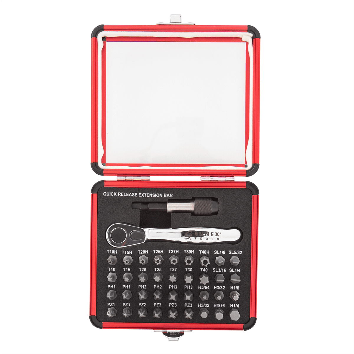 SUNEX TOOLS Sunex 9726 38 Piece Mini Ratchet & Bit Set