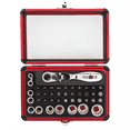 thumbnail image 1 of Sunex 9732 1/4" Drive 44pc Socket & Bit Set w/ Mini Dual Flex Head Ratchet, 1 of 6