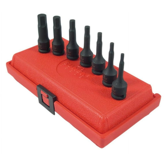 3/8" Dr. 7 Pc. Metric Hex Impact Socket Set