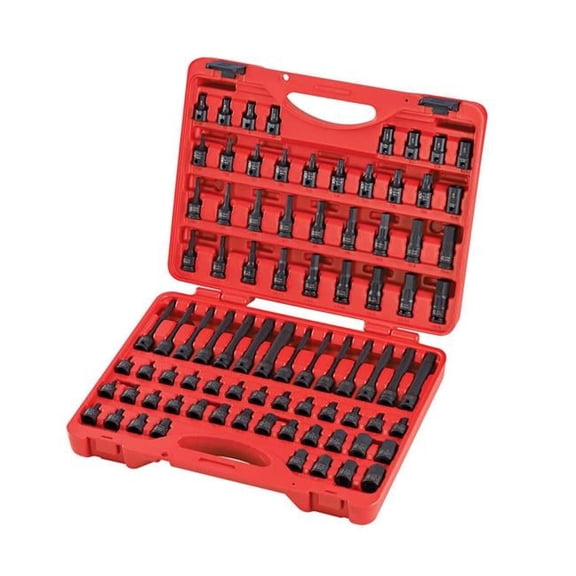 Sunex Tools  0.375 in. Drive Master Hex Bit Impact Socket Set - 84 Piece