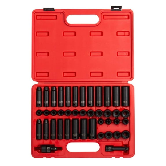 Sunex Master Impact Socket Set, 42 Pieces
