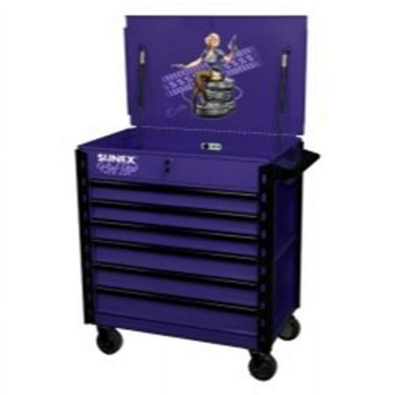 Sunex SUN8057XTBETTY Premium Full Drawer Service Cart for Pin Up Girl Betty