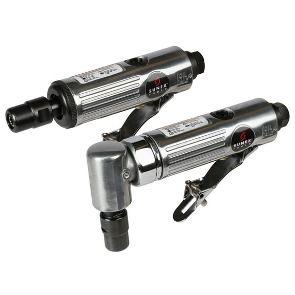 Sunex SX2PK Heavy Duty Handheld Power Tool Accessory Die Grinder Set, 2 Pack