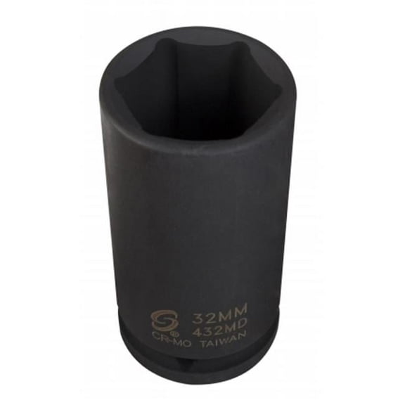 Sunex Tool .50 in. Drive Deep SAE Impact Socket - 1.31 in.