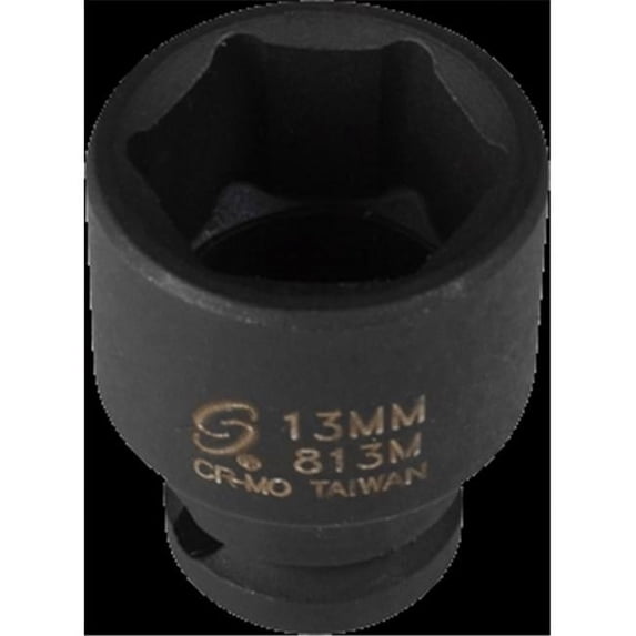Sunex Tool SU813M .25DR 13MM STD IMP SKT