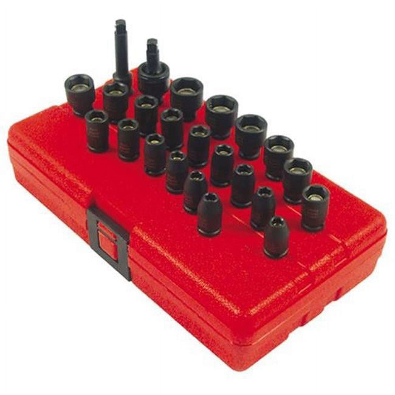 Sunex Tools 1818 23 Piece 1/4 Inch Drive Master Magnetic Set 3/16-1/2-5-15mm