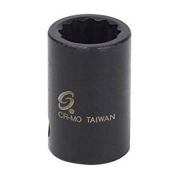 Sunex Tools 311MZ - 3/8" Drive 11MM 12 Point Metric Standard Impact Socket