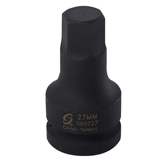 Sunex Tools 560727 - 1" Drive Hex Driver Socket 27MM