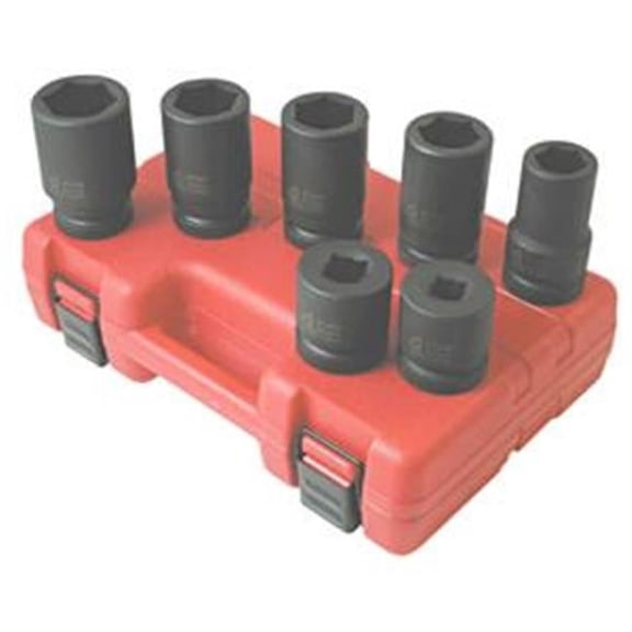 Sunex Tools 5697M 7 Piece Deep Metric Impact Socket Set