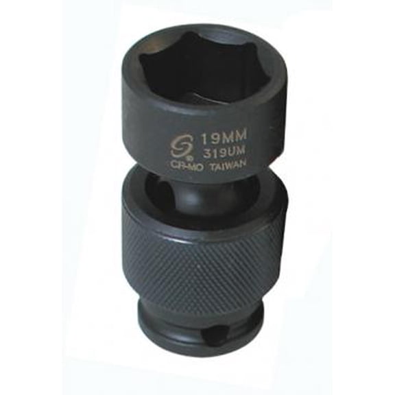 Sunex Tools 321UM 3/8" Dr Universal Impact Socket, 21mm SUU-321UM