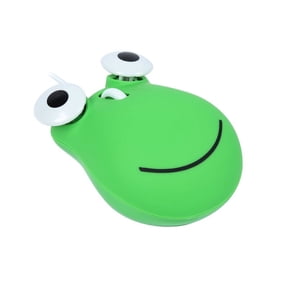 Sunffice Wired Mouse Cute Animal Shape Corded Mouse 3-Button 1200DPI Optical USB Computer Mice Kids Mouse for Laptop, Chromebook, Desktop, Notebook-Green