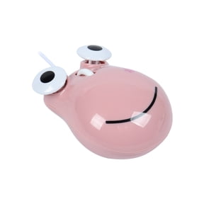 Sunffice Wired Mouse Cute Animal Shape Corded Mouse 3-Button 1200DPI Optical USB Computer Mice Kids Mouse for Laptop, Chromebook, Desktop, Notebook-Pink