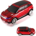 thumbnail image 1 of Sunffice Wireless Mouse, Cool Car-Shape Wireless Mouse with LED Headlights, 2.4G Unique Car Mouse for Kids with USB Receiver, 1600 DPI Cute Gaming Mouse for Laptop PC Computer-Red, 1 of 7