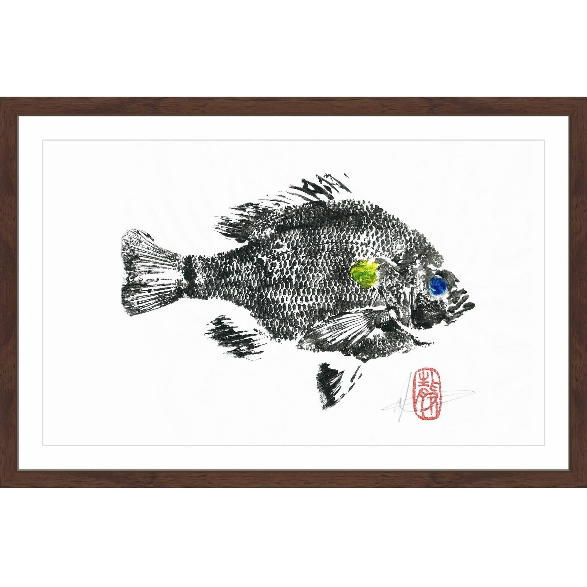"Sunfish" Framed Painting Print