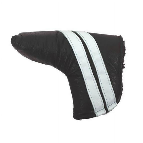 Sunfish LKPC Leather Black & White Putter Golf Head Cover