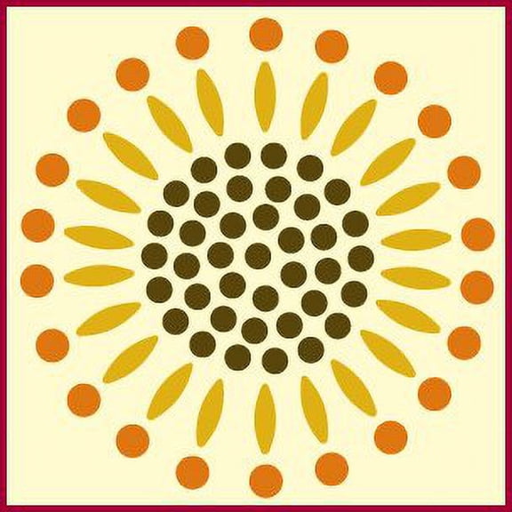 Sunflower 1 Stencil - Flower Floral Arrangements Bouquet Border Colonial Romantic DIY Vase Pitcher Decor Painting Gifts Crafts Laser Cut Mylar Reusable Templates - The Artful Stencil