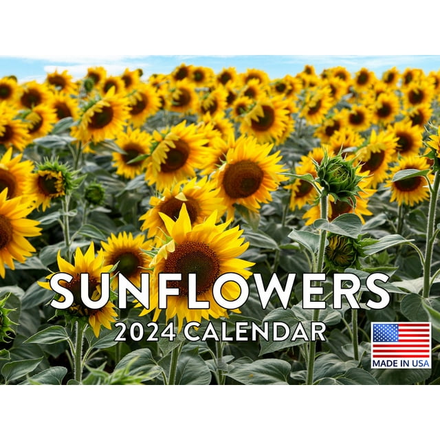 Sunflower 2024 Wall Calendar Sunflower 2024 Calendar