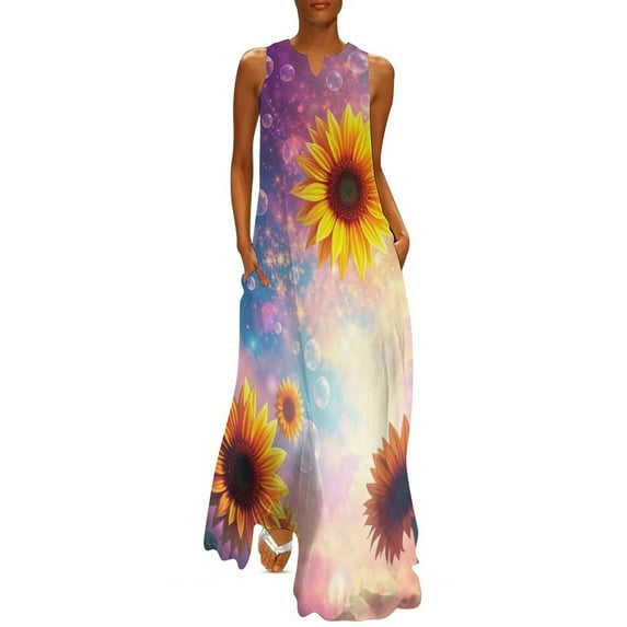 Sunflower 2025 Dress Evening Elegant And Chic Women for Outfits Beach Clothes Women Dress