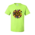 thumbnail image 1 of Sunflower Animal Print Fashion Men's Graphic T-Shirt, Safety Green, 4X-Large, 1 of 4
