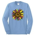 thumbnail image 1 of Sunflower Animal Print Fashion Mens Long Sleeve Shirt, Light Blue, Large, 1 of 4