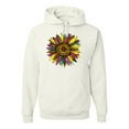 thumbnail image 1 of Sunflower Animal Print Fashion Unisex Graphic Hoodie Sweatshirt, White, XX-Large, 1 of 5