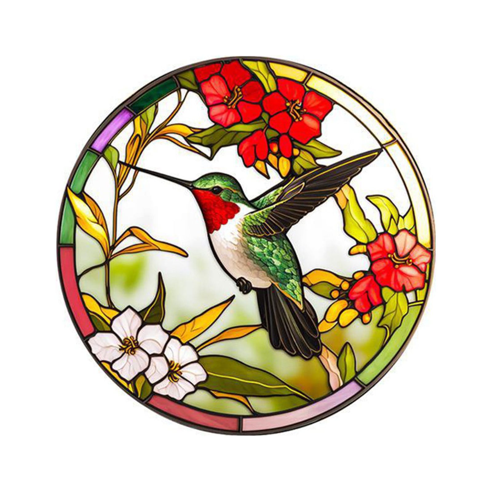 Sunflower Anti Collision Warning Stickers Color 3D Electrostatic Window