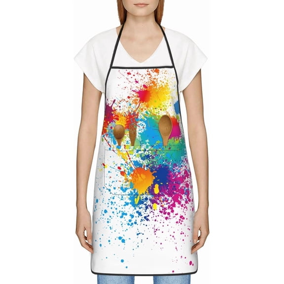 Sunflower Apron With Pockets Home Kitchen Cooking Baking Gardening For Women Men