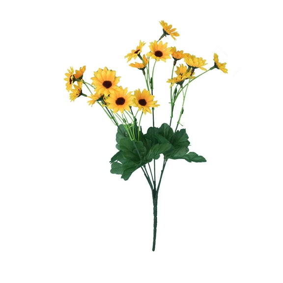 Sunflower Artificial Bouquet - Silk/, Realistic, Low Maintenance, Multi-Occasion - for Home/Wedding Decor