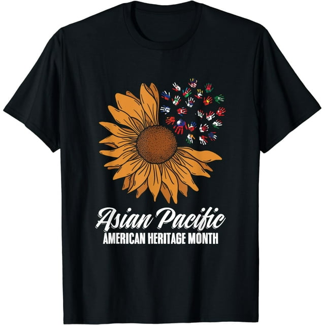 Sunflower Asian American Pacific Islander Heritage Month T-Shirt ...
