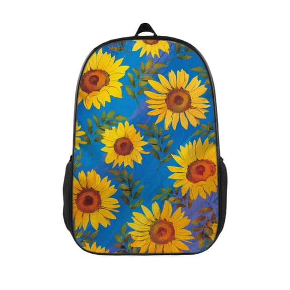 Sunflower Backpack 17 Inches Large Capacity Casual Daily Commuter Backpack
