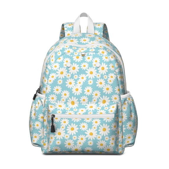 Sunflower Backpack for School,Cute School Bag,Schoolbag with Adjustable Shoulder Straps & Padded Back,13.4"x11"x4.7"