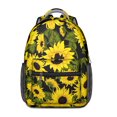 thumbnail image 1 of Sunflower Backpack for School,Cute School Bag,Schoolbag with Adjustable Shoulder Straps & Padded Back,15.3"x11"x6.7", 1 of 6