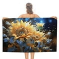 thumbnail image 1 of Sunflower Beach Towel Microfiber Beach Towels Sand Free Quick Dry Lightweight Travel Towels, 1 of 7