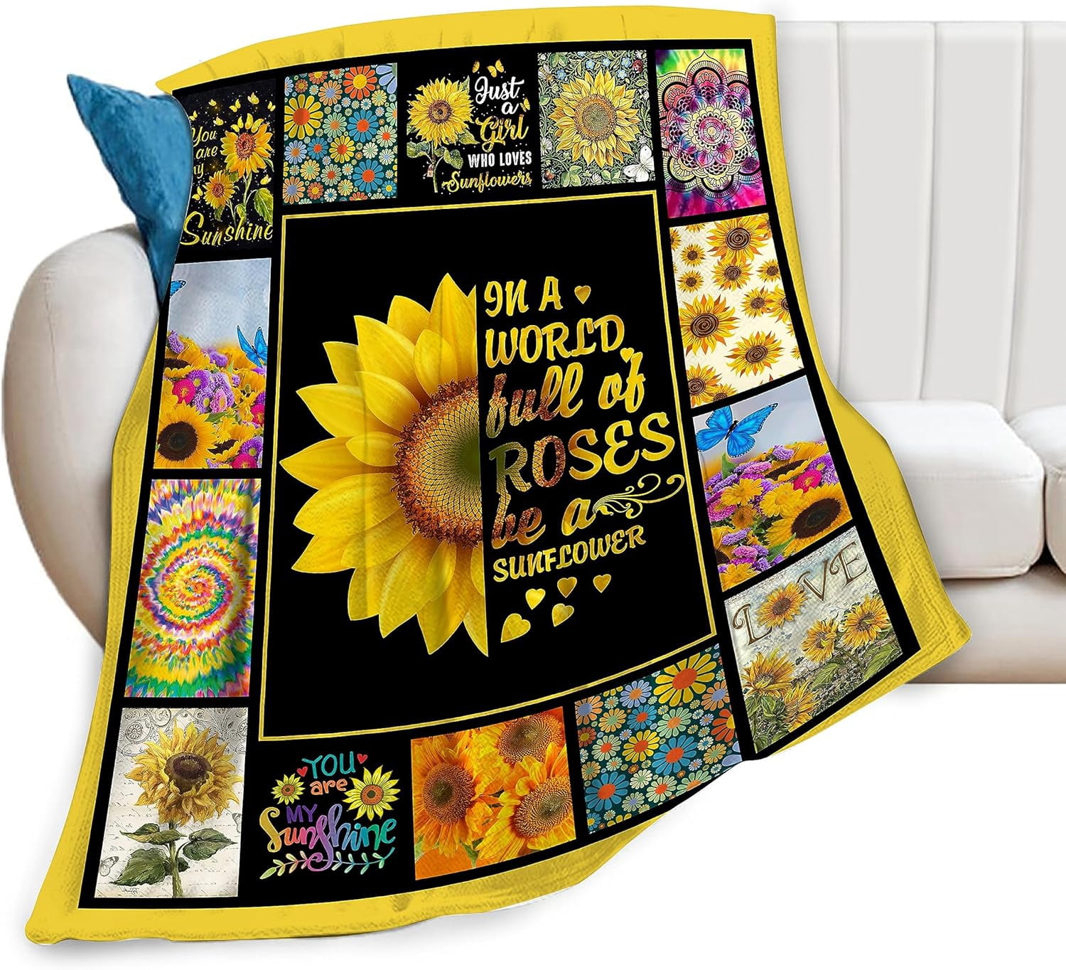 Sunflower Fields blanket
