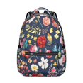 thumbnail image 1 of "Sunflower Bloom Backpack for Women - Trendsetting Wildflower Design School Bag with Anti-Theft Pocket, Comfortable Mesh Back Support & Roomy Main Compartment for Textbooks", 1 of 6