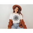 thumbnail image 1 of Sunflower Blooming Womens Sunflower Tee, Flower Tee Shirt, Botanical Tee, Wildflower shirt, Flower t-shirt, Sunflower tee, plant lover gift, 1 of 7
