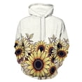 thumbnail image 1 of Sunflower Border Design 3D Print Hoodie Men Women Autumn Thin Pullover Sweatshirt Vintage Streetwear Tops, 1 of 6