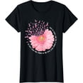 thumbnail image 1 of Sunflower Breast Cancer Awareness Pink Ribbon T-Shirt, 1 of 3