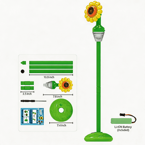Sunflower Bubble Machine for 3+ Kids with Light and Music,Automatic Bubble Toys for Outdoor Party,Birthday and Family Gathering,Yellow