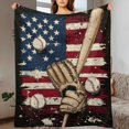 thumbnail image 1 of Sunflower Bumble Bee American Flag Blanket Gifts for Girls Boys Soft Throw Blanket Comfy Plush Blanket Flannel Travel Blankets for Outdoor Couch Sofa Birthday Gifts for Women Men Kids, 1 of 5