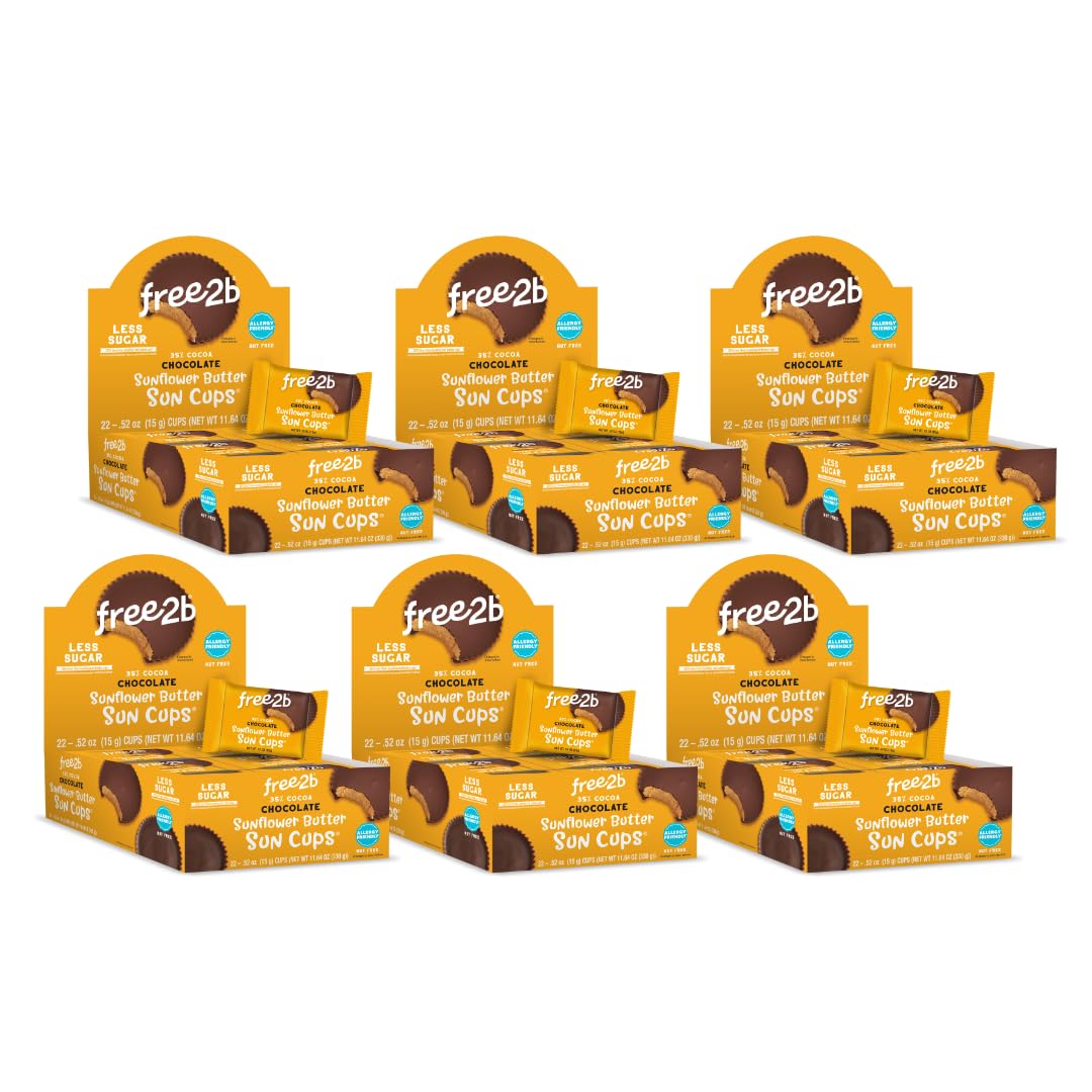 Sunflower Butter Sun Cups, School Safe Allergy Friendly Gluten
