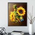 thumbnail image 1 of Sunflower& Butterfly 1 Pack 5D Diamond Painting Kits Full Drill Diamond Painting Kits for Adults Kids Beginner Home Wall Decor 50*40 cm, 1 of 6