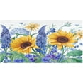 thumbnail image 1 of Sunflower Butterfly Bathroom Rug Mat Ultra Soft Non Slip and Absorbent Plush Rugs Washable Quick Dry Bath Rugs 39 x 20 Inches Home Decor, 1 of 7