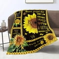 thumbnail image 1 of Sunflower Butterfly Blanket for Girls Sunshine Positive Healing Throw Blankets Gifts for Women Soft Flannel Fleece Blanket for Bed Couch Sofa Birthday Christmas, 40x50, 1 of 6
