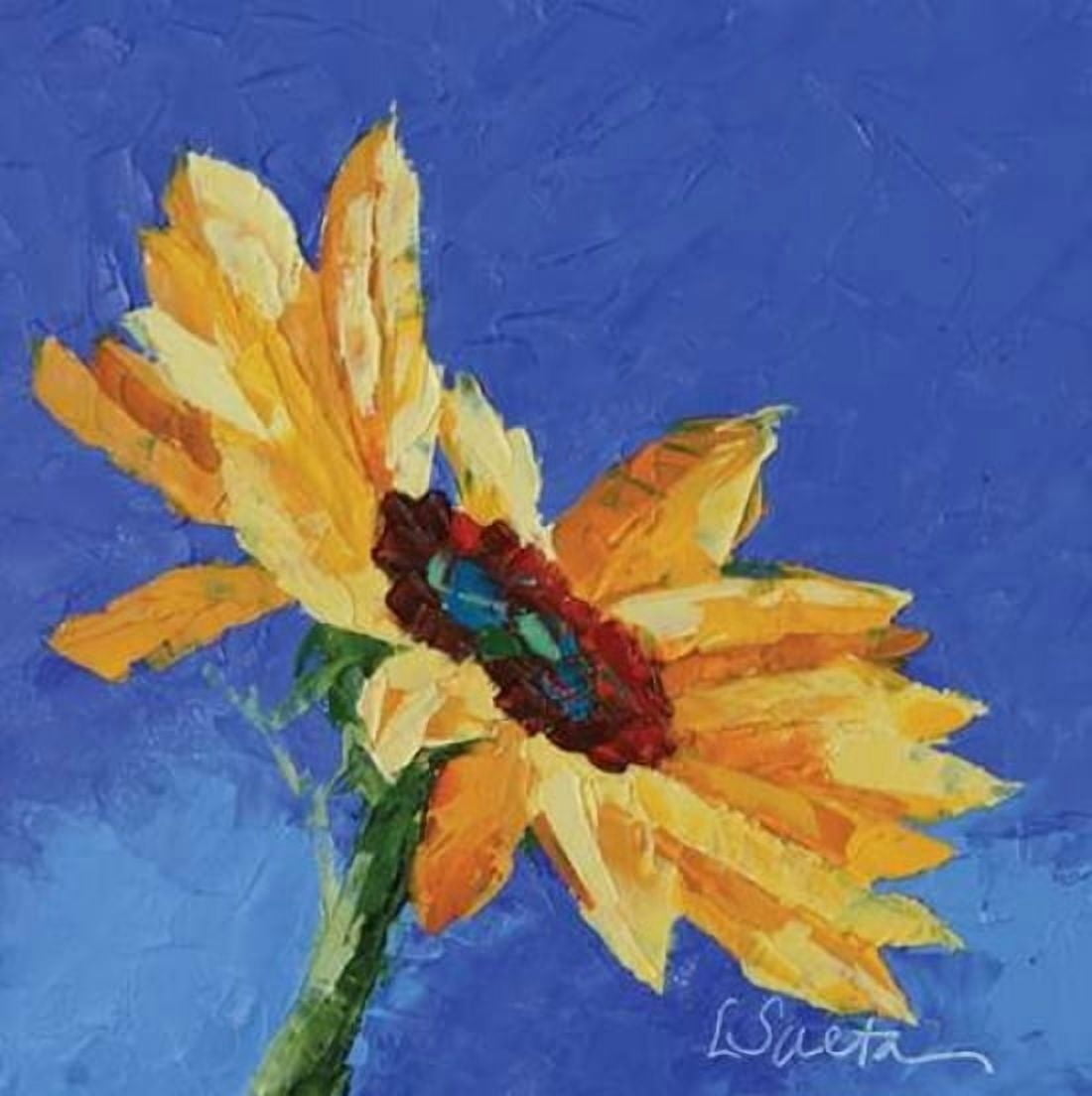 Sunflower Canvas Art - Leslie Seata (24 x 24)
