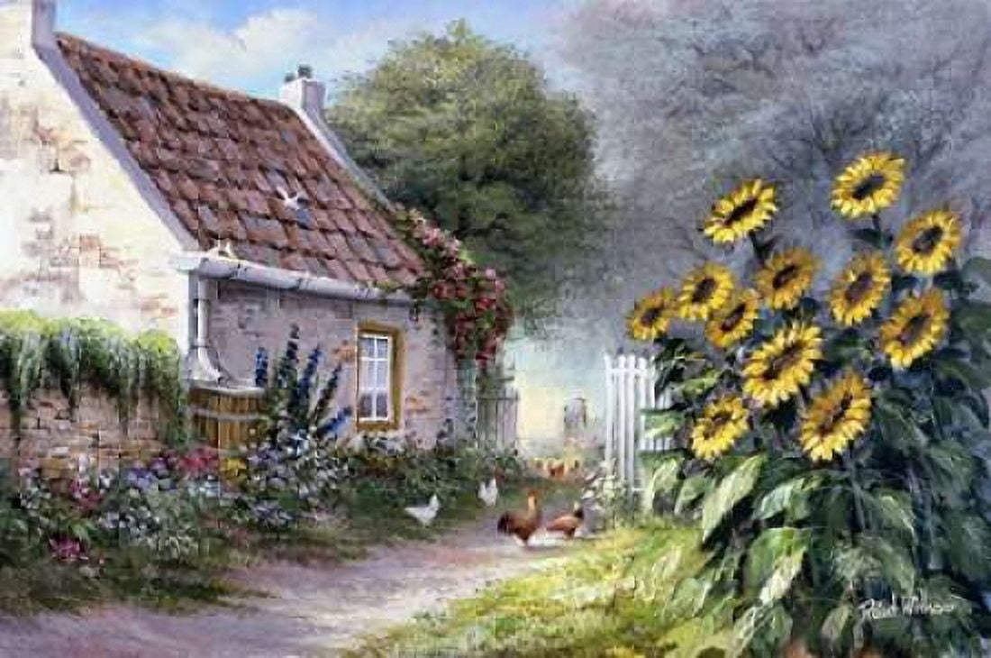 Sunflower Canvas Art - Reint Withaar (24 x 36)